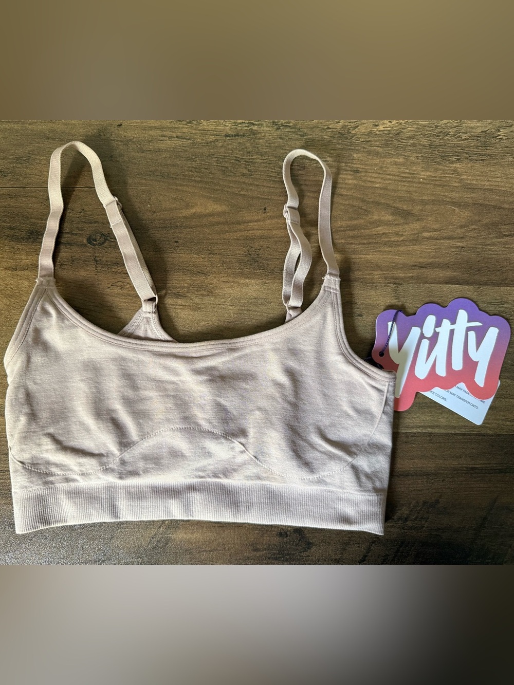 NWT Yitty Nearly Naked Shaping Scoop Bralette Mink Me Size XS/S